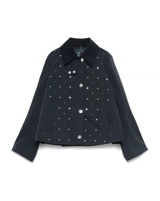 Maje Women's Blue Single-Breasted Jacket