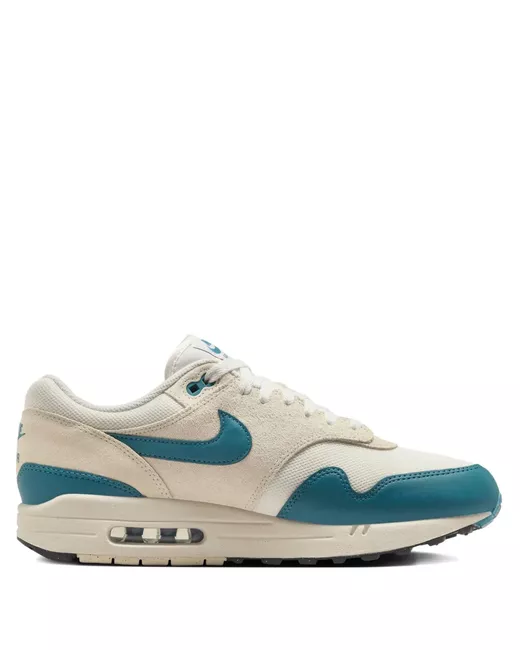 Nike Men's Blue Air Max 1 Essential Soft Pearl Smokey Sneakers