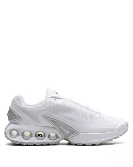 Nike Women's White Air Max Dn Metallic Silver Sneakers