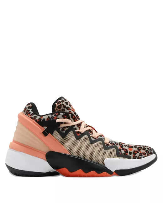 Adidas Women's Orange D.O.N. Issue 2 Gca Basquete Savanna/Core Black Sneakers