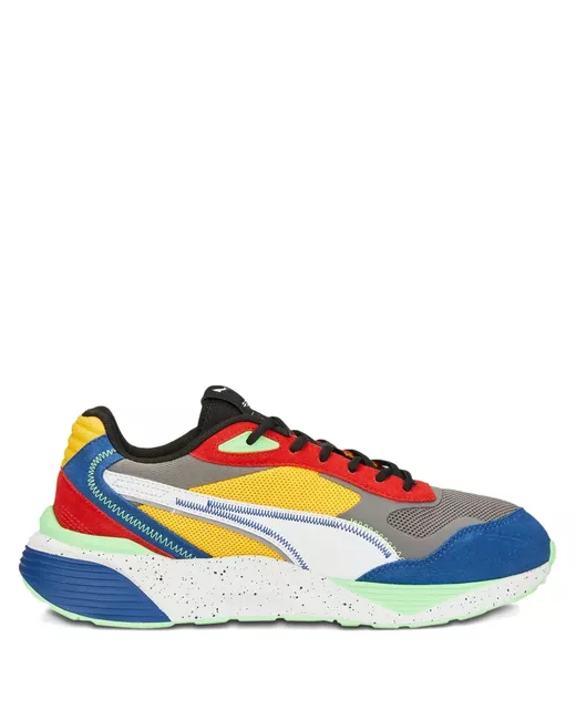 Puma Women's Gray Rs-Metric Energy Castlerock/Tangerine Sneakers