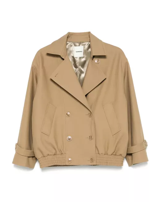 Sandro Women's  Short Trench Coat
