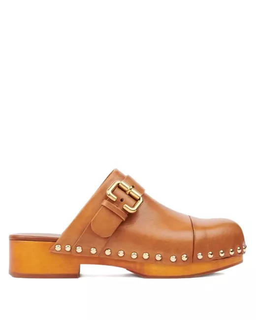 Chloé Women's Brown Jeannette Clogs