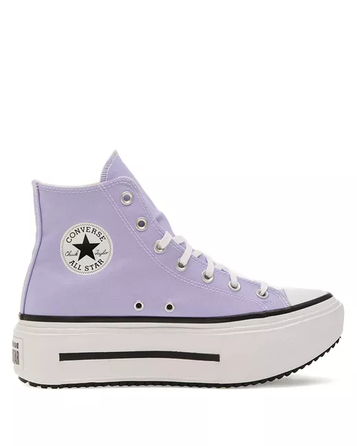 Converse Women's Purple All Star Lift Double Stack Platform High-Top Sneakers