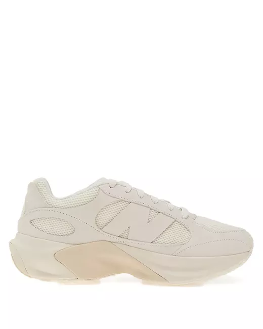 New Balance Women's  Mesh-Panelled Leather Trainers