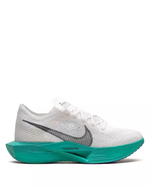 Nike Women's White Zoomx Vaporfly Next 3 Deep Jungle Sneakers