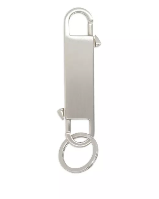Rick Owens Gemini Keyring Da Men Di Colore Argento