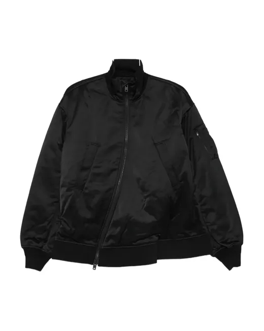 Y-3 Women's Black Long-Sleeved Bomber Jacket