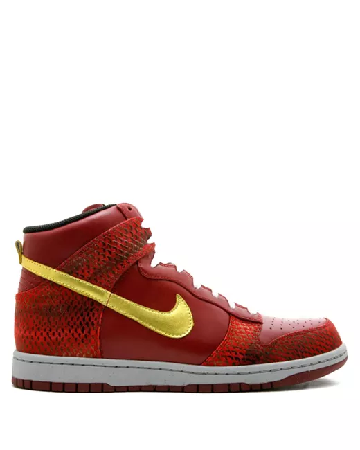 Nike Women's Red Dunk High Premium Sneakers