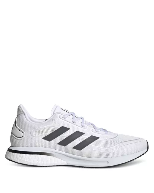Adidas Women's White Supernova Cloud Grey Five/Core Black Sneakers