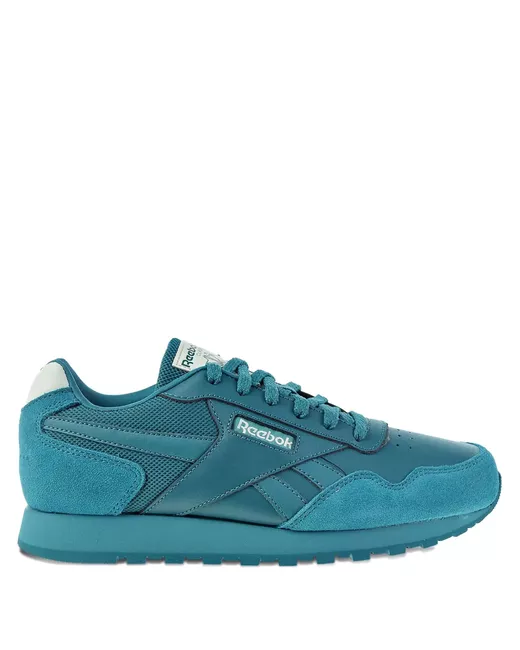 Reebok Women's Blue Harman Run Leather Sneakers