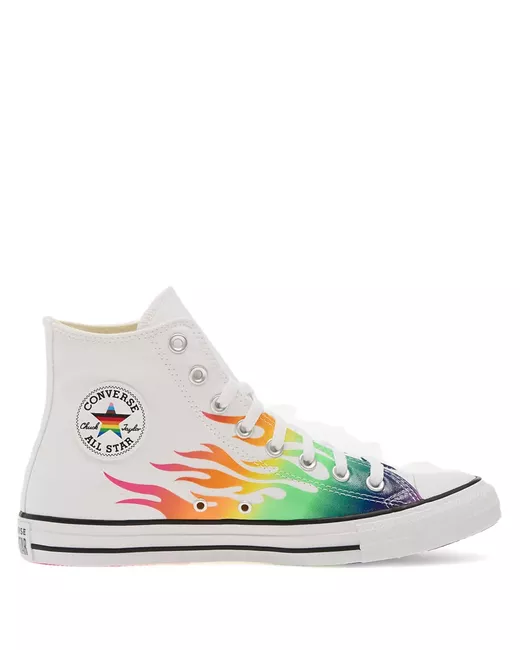 Converse Women's White Cuck Taylor All Star Pride Sneakers