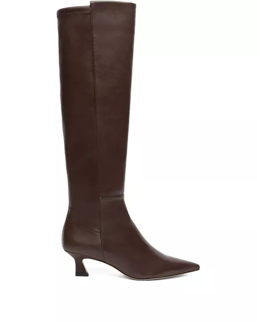 Stuart Weitzman Women's Brown 50mm Vinnie Boots