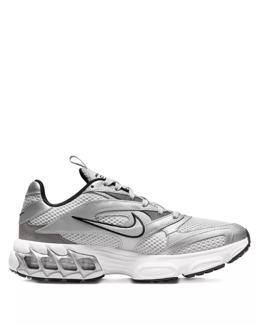 Nike Women's Gray Zoom Air Fire Lace-Up Sneakers