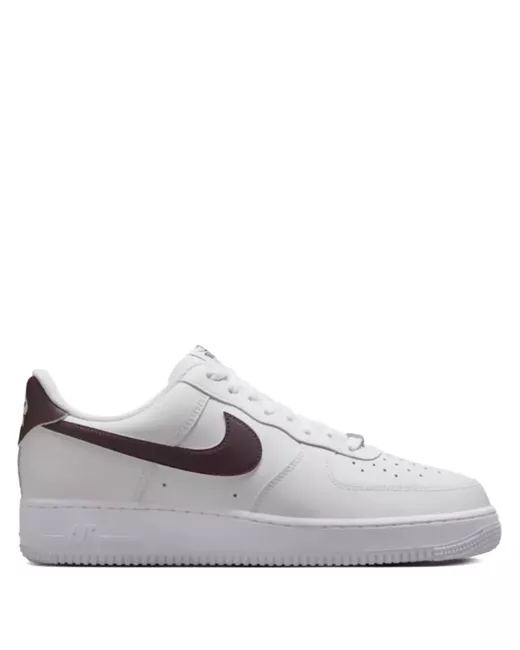 Nike Men's White Air Force 1 Low 07 Sneakers