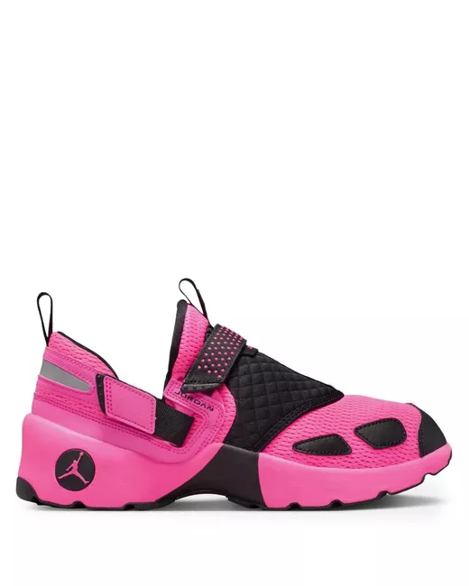 Jordan Women's Pink Trunner Lx Quilted Strapped Sneakers