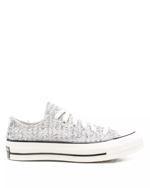 Converse Women's Silver Chuck 70 Ox Textured Sneakers
