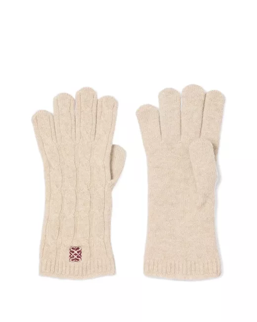 Sandro Cable-Knit Gloves Da Women