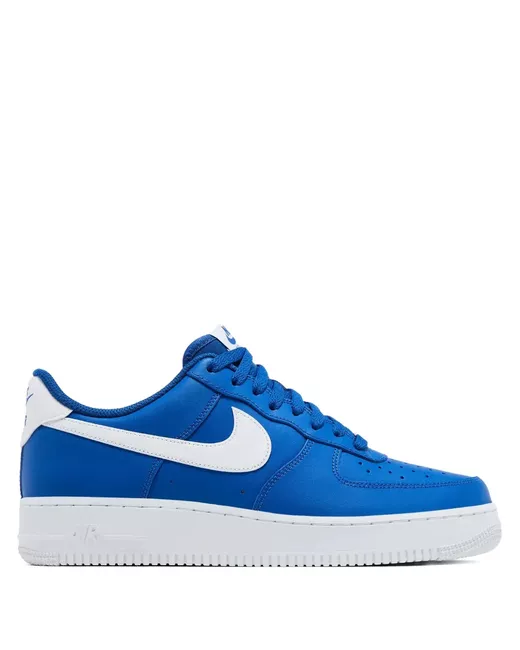 Nike Men's Blue Air Force 1 Low 07 Sneakers