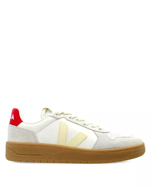 Veja Women's White V-82 Perforated Panelled Sneakers