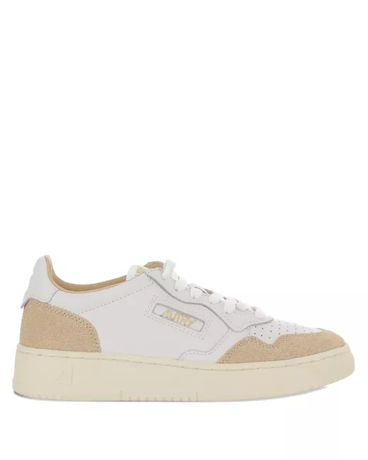 Autry Women's White Low-Top Lace-Up Sneakers