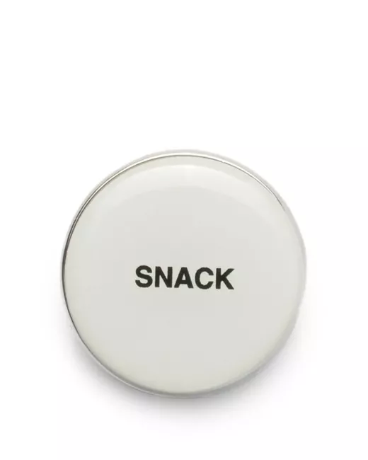 Prada Graphic Earring Da Men Di Colore Argento