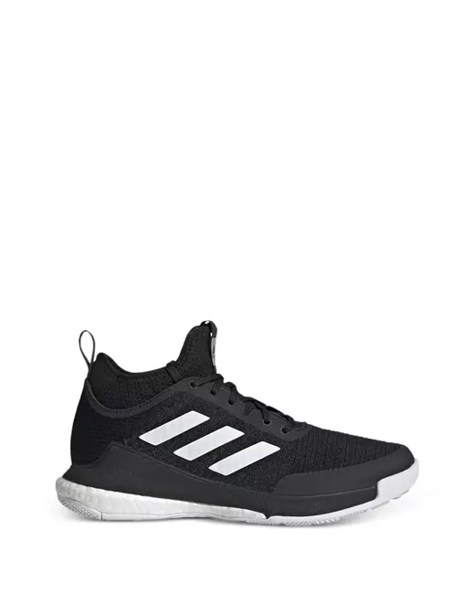 Adidas Women's Black Crazyflight Mid Core Cloud White Sneakers