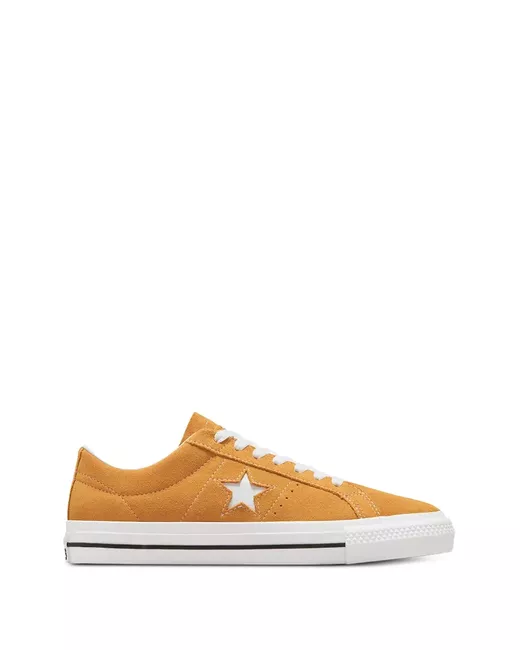 Converse Women's Yellow One Star Pro Suede Sneakers