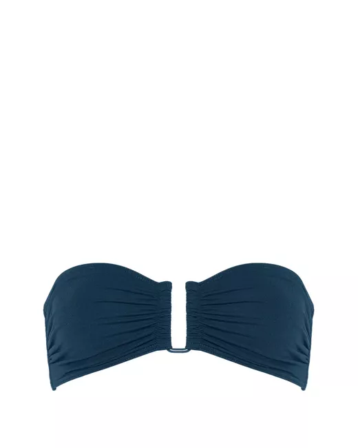 Eres Women's Blue Show Ruched Bikini Top