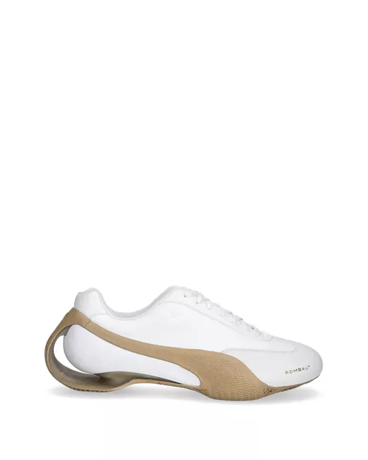 Puma Women's White X Rombaut Logo-Debossed Sneakers