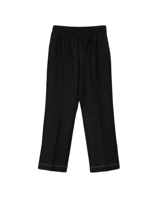 Max Mara Women's Blue Elasticated Trim Trousers