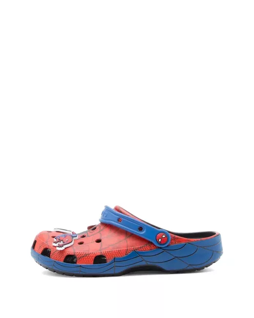 Crocs Men's Red Spiderman Web Classic Clog