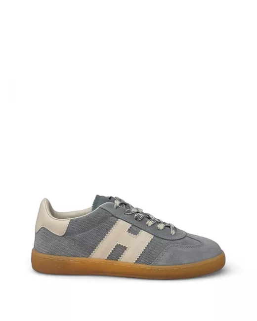 Hogan Women's Blue Logo Patch Sneakers