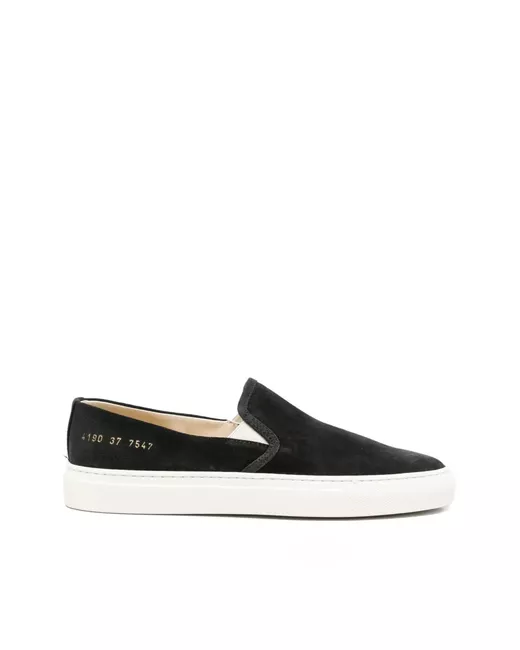 Common Projects Women's Black Slip-On Sneakers