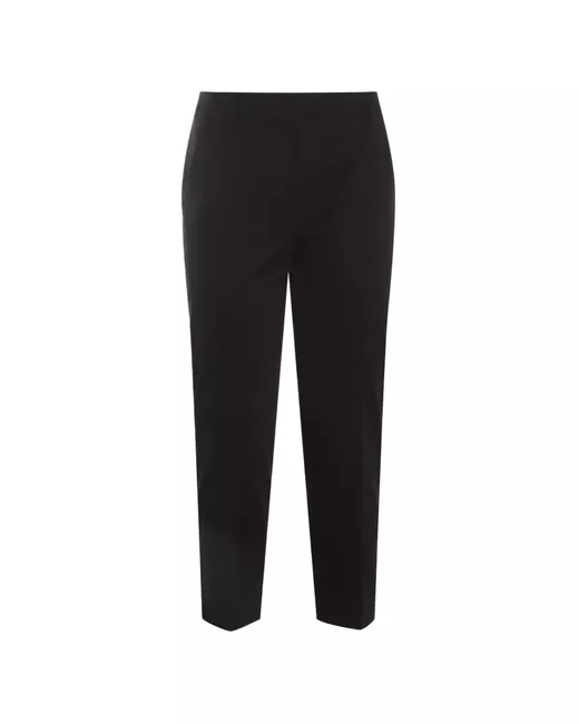 Max Mara Women's Black Belt-Loop Trousers