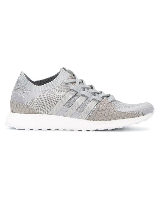 Adidas X Pusha T Eqt Support Ultra Primeknit Grayscale Sneakers Da Men Di Colore Grigio