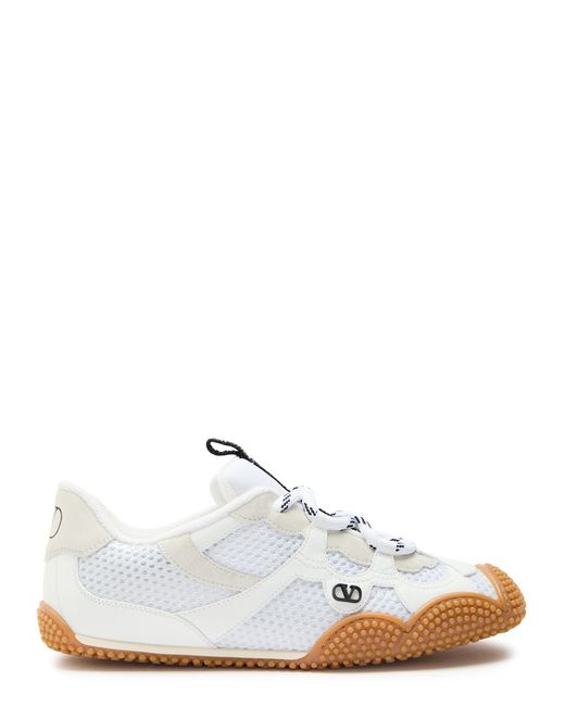 Valentino Garavani Amphibia Panelled Sneakers 37 It37 Uk4 Da Women Di Colore Bianco