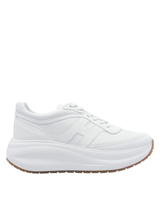 Hogan Women's White H696 Chunky Sneakers