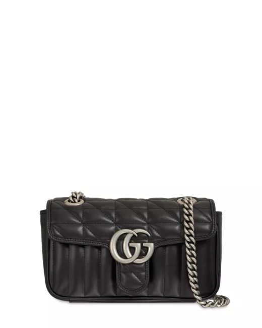 FWRD Renew Chanel Sequin Mini Flap Shoulder Bag in Black