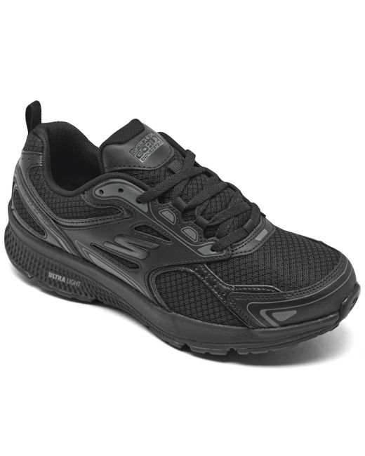 Skechers Women's Black Go Run Consistent Running Sneakers From Finish Line