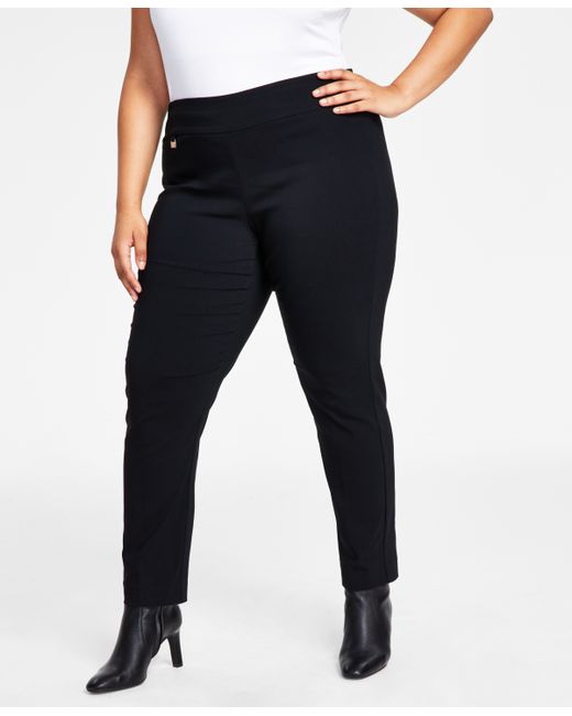Alfani Plus & Petite Plus Size Tummy-Control Capri Pants, Created for  Macy's - Macy's