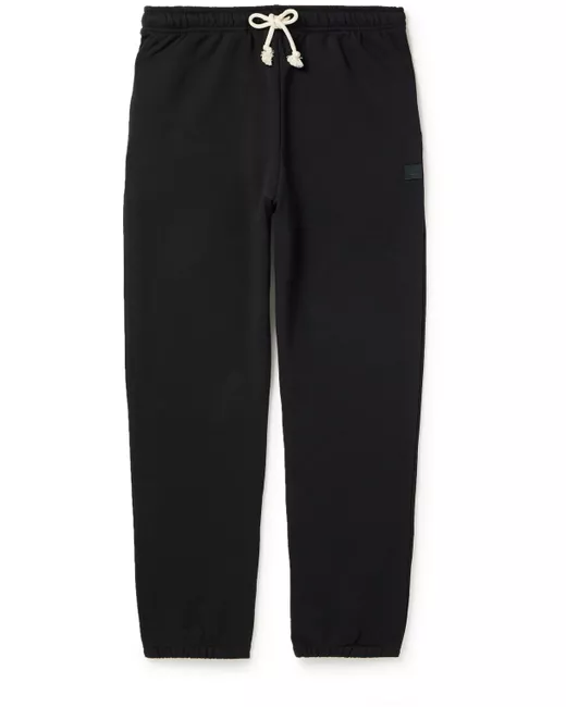 Straight-Leg Logo-Appliquéd Tech-Jersey Sweatpants