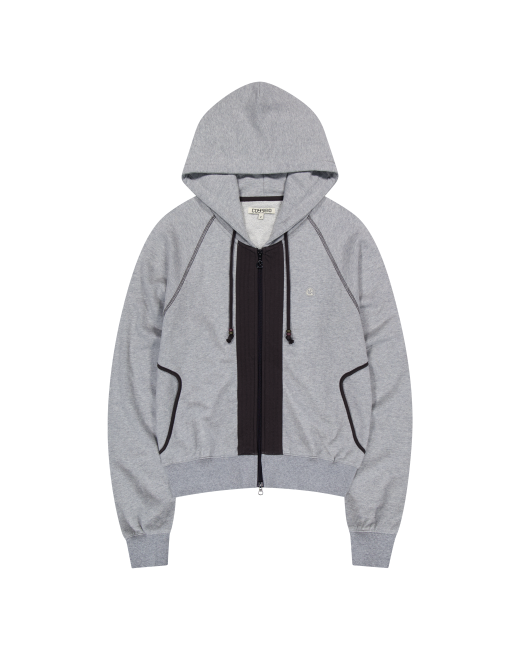 トップス coyseio EARMUFFS HOOD ZIP-UP CHARCOAL b2df56b138ec9bf3e806d56c1e0087