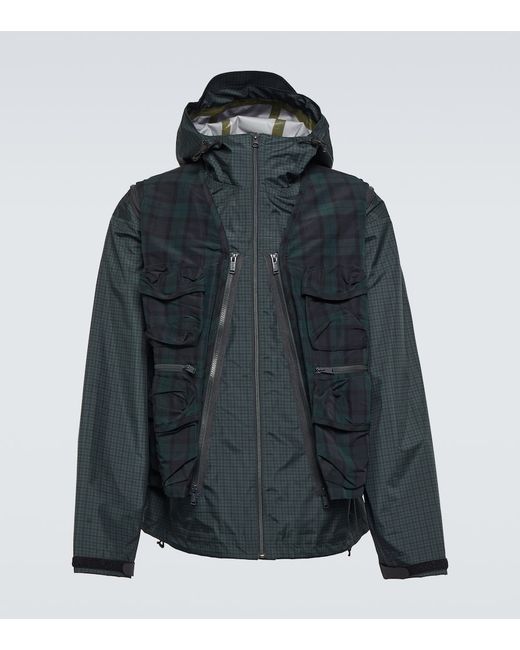 Undercover Layered blouson jacket in Green | Stylemi