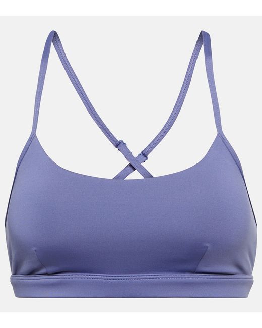 Alo Yoga Airlift Intrigue sports bra in Blue