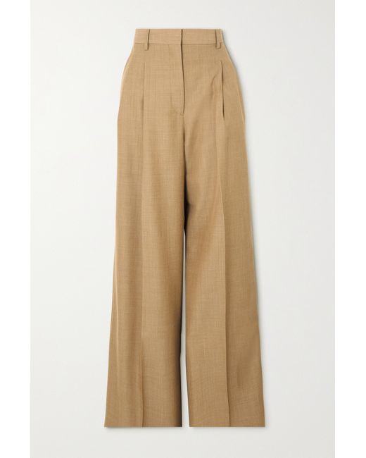 Baer wool straight-leg pants
