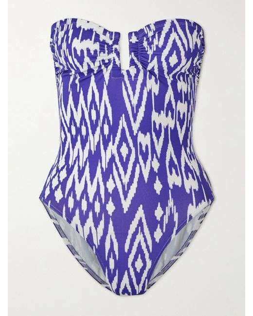 Eres Women's Purple Wind Warm Printed Swimsuit
