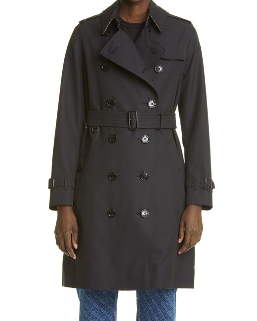 Shop Burberry Dorea Belted Reversible Coat