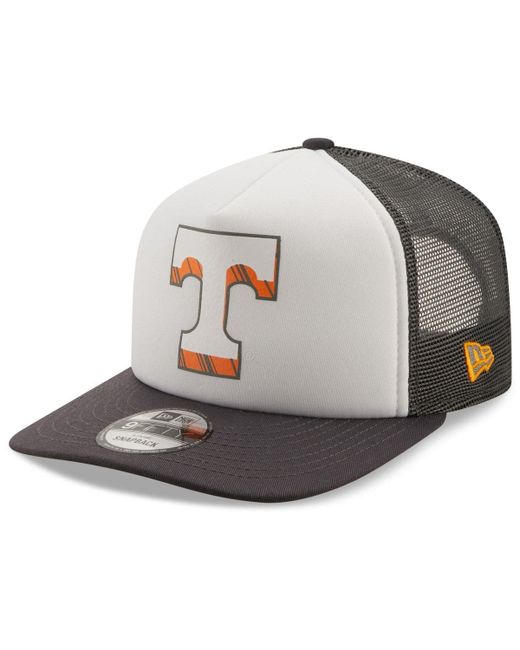 New Era Men S Auburn Tigers Foam 9fifty Trucker Snapback Hat One Oz At