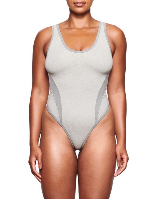 SKIMS Seamless Sculpt High neck Thong Bodysuit Clay Size Small S
